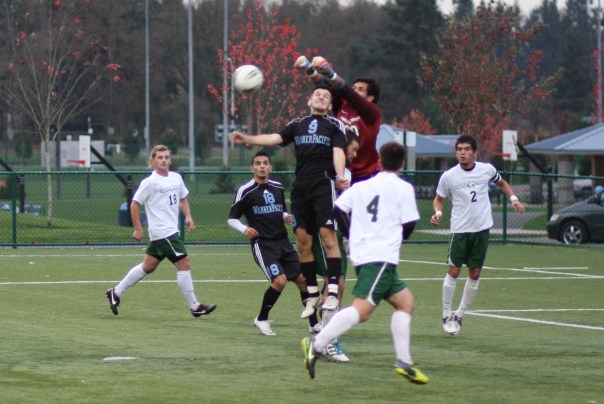 Maurice Sanchez punches one out