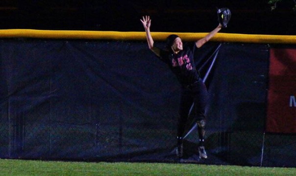 Taviah Jenkins robs WOU - Photo via @GNACsports